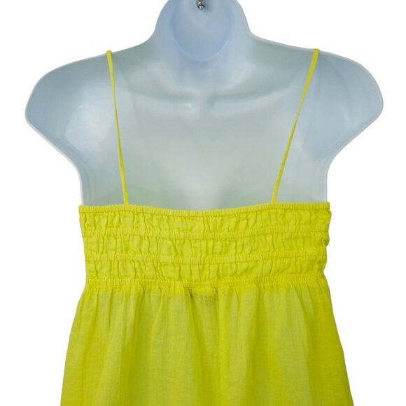Hello2You Yellow Cotton Tank Top Womens Size XS Spaghetti Straps Strappy NEW - Picture 11 of 12